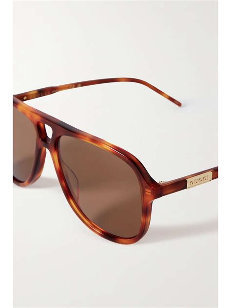 gucci aviator style sunglasses.